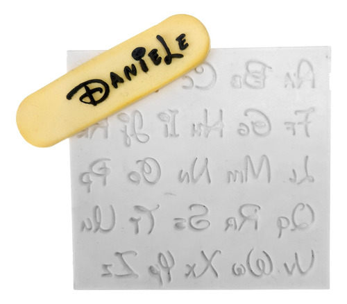 Molde De Silicone: Alfabeto Disney