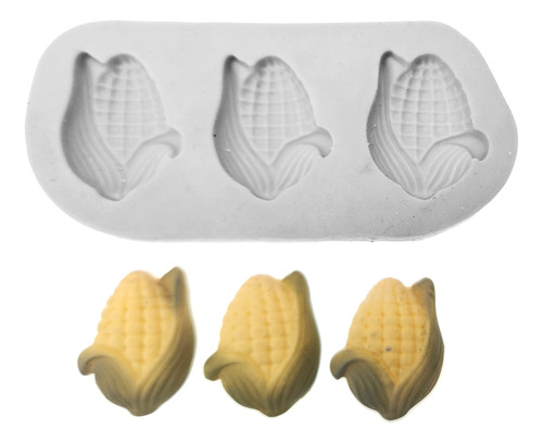 Molde De Silicone: Milhos - 2,5 x 2,0 cm