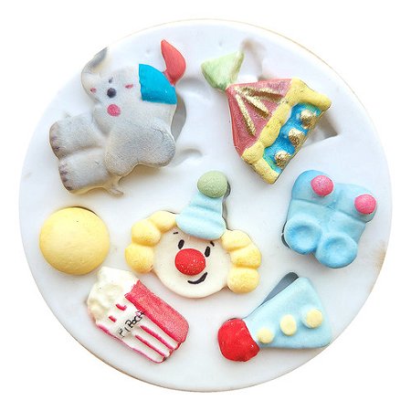 Molde De Silicone: Circo