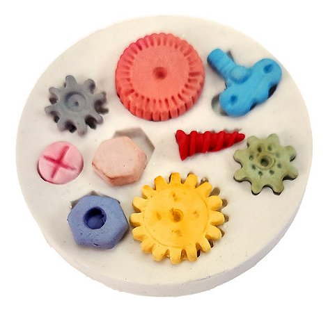 Molde de Silicone: Engrenagens