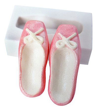 Molde de Silicone: Sapatilha de Bailarina - 5,0 cm