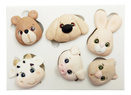 Molde de Silicone: Animais Fofos