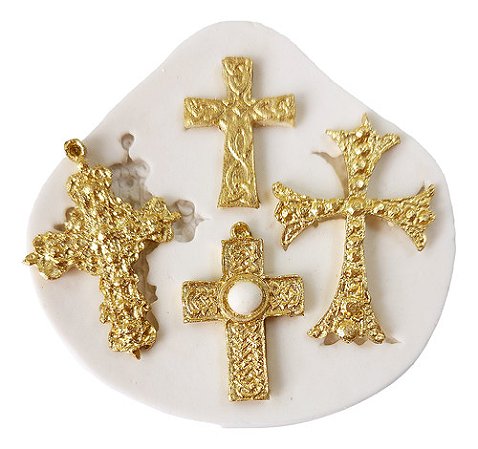 Molde de Silicone: Crucifixos