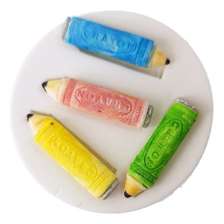 Molde De Silicone: Lápis