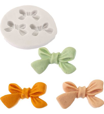 Molde de Silicone: Laços - 1,5 x 2,0 cm