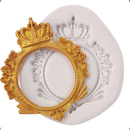 Molde de Silicone: Moldura - 7,5 x 7,0 cm