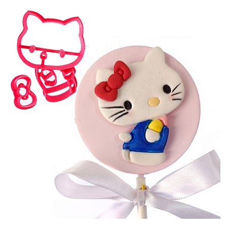 Cortador de Biscoito: Hello Kitty - 5,0 x 6,5 cm