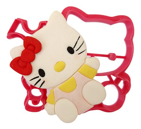 Cortador de Biscoito: Hello Kitty - 6,0 x 5,0 cm