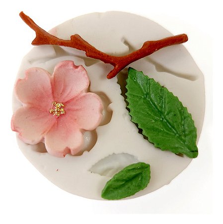 Molde de Silicone: Cerejeira