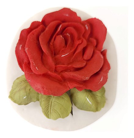 Molde de Silicone: Rosa - 6,0 x 5,5 cm