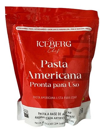 Pasta Americana Branca - 800 g (Tradicional Iceberg)
