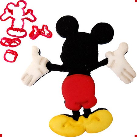 Cortador de Biscoito: Mickey Mouse 5,5 x 6,0 cm