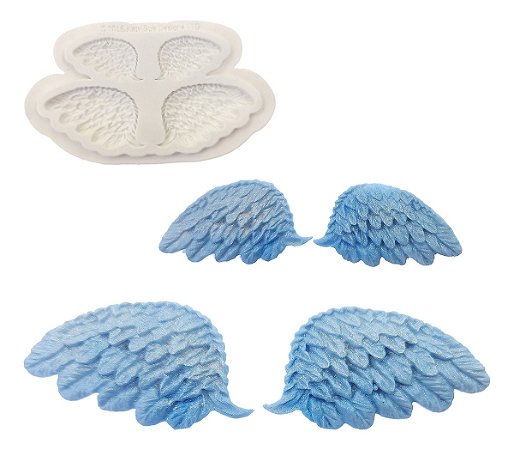 Molde de Silicone: Asas de Anjinhos