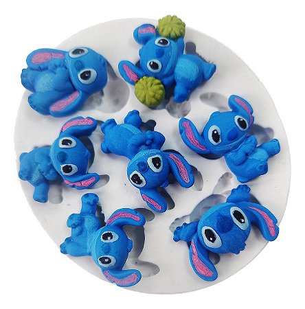 Molde De Silicone: Stitch Diversos