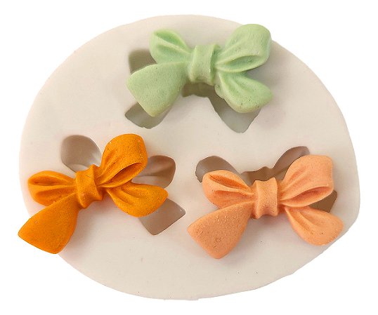 Molde De Silicone: Laços -  1,5 x 2,0 cm