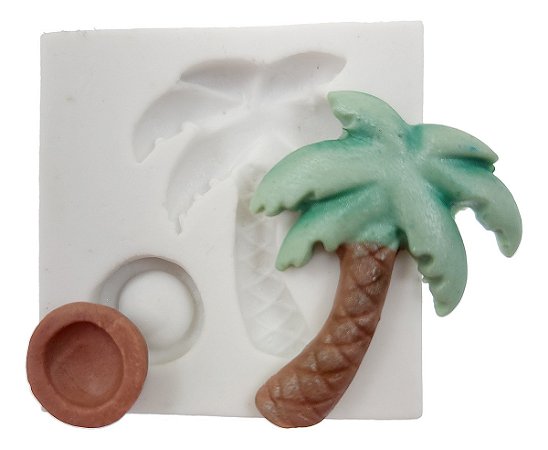 Molde de Silicone: Coqueiro