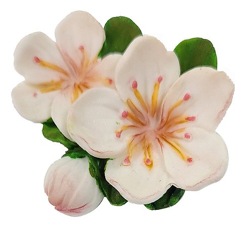 Molde De Silicone: Flor de Cerejeira - 5,0 x 5,5 cm