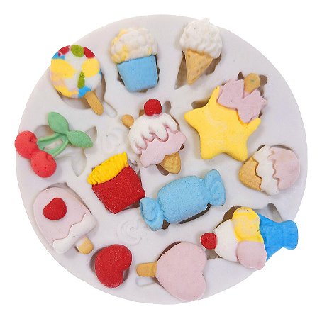 Molde de Silicone: Doces e Picolés