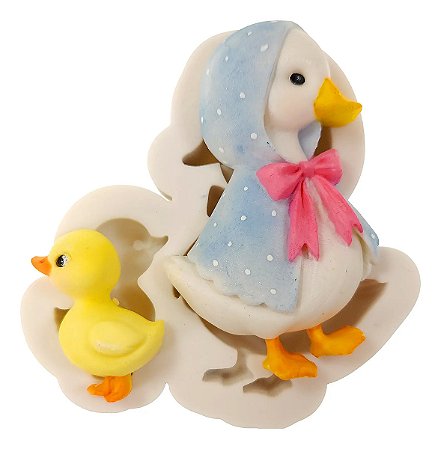 Molde de Silicone: Pata e Patinho