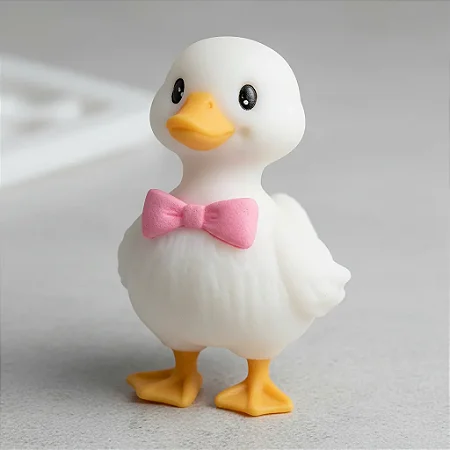 Molde de Silicone: Patinho com Gravata - 5,0 x 3,0 cm