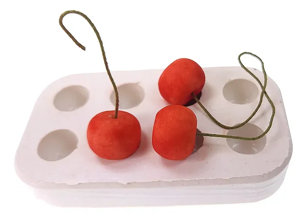Molde de Silicone: 8 Bolinhas - 2,0 x 1,5 cm