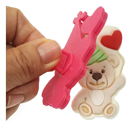 Cortador de Biscoito: Ursinho com Chapéu - 8,0 x 4,5 cm