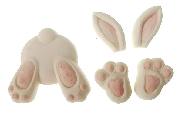 Molde de Silicone: Bumbum do Coelho