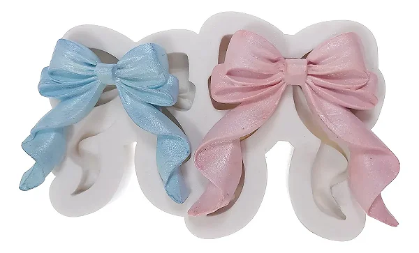 Molde de Silicone: 2 Lacinhos
