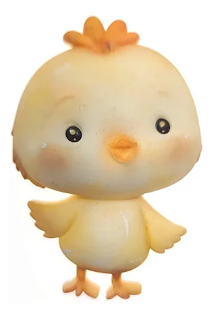 Molde de Silicone: Pintinho - 6,5 x 4,5 cm