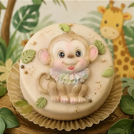 Molde de Silicone: Macaquinho - 8,5 x 7,0 cm