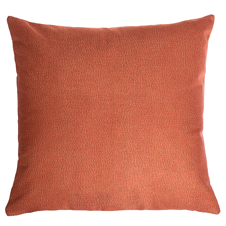 CAPA ALMOFADA LINHO TERRACOTA CRAQUELADA 45x45
