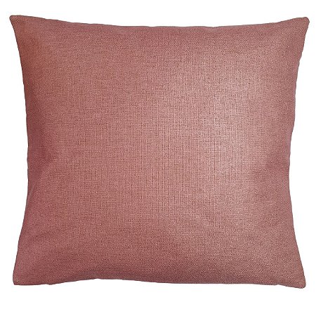 CAPA DE ALMOFADA LINHO ROSE 45x45
