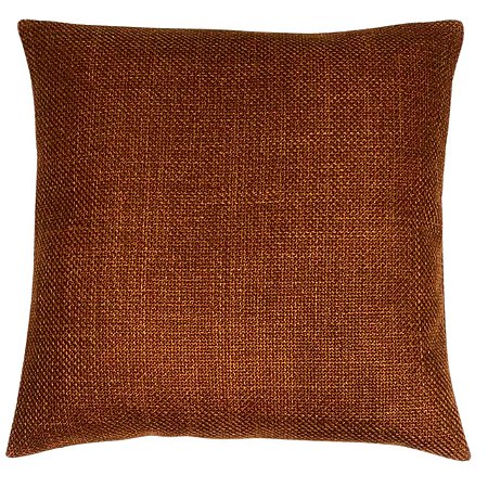 CAPA DE ALMOFADA LINHAO TERRACOTA 45X45 CM