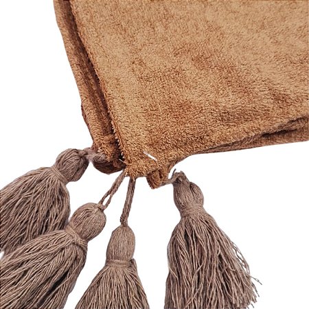 MANTA SOFA PESEIRA CAMA BOUCLE MACIA 1,70X1,40 MOSTARDA