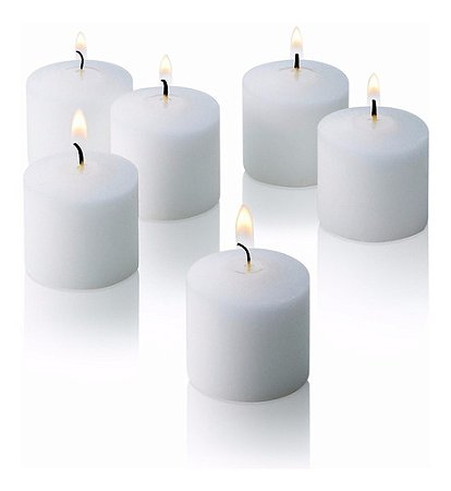 Velas Votivas para Decoração de Festas e Casamento 3,7 x 3,5 (unidade) - 500 unidades