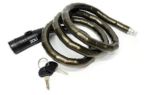 Cadeado Zoli Articulado Chave K3 18x1500mm