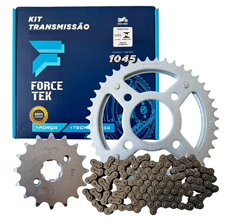 Kit transmissão Force Tek Honda CG Titan 160