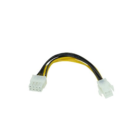Cabo Adaptador de Energia Conversor 4 pinos p/ 8 pinos - ATX