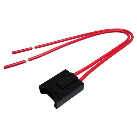 Chicote Porta Fusível Lâmina Médio - Fio 1,5mm 15cm VM
