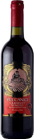 Vinho Italiano Tinto Vulcanici Cabernet Sauvignon Veneto 750ml