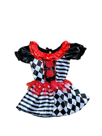 Fantasia Menina Pierrot
