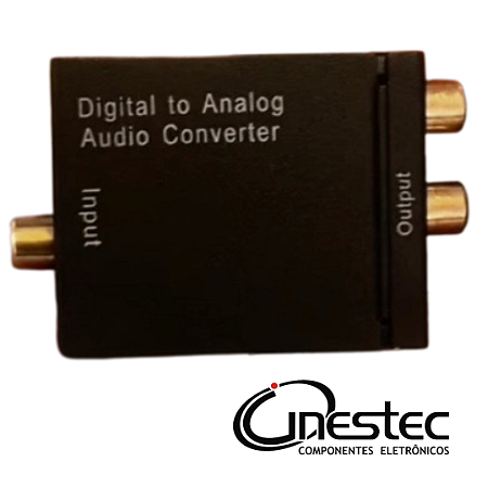 ADAPTADOR - CONVERSOR AUDIO DIGITAL OPTICO PARA AUDIO ANALOGICO