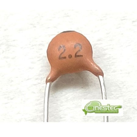 2,2PF X 50V  CERAMICO  CADA 10 PECAS
