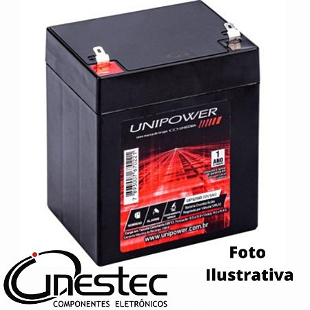 BATERIA SELADA 12V 5Ah UP1250