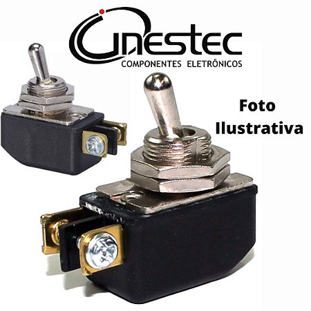 CHAVE ALAVANCA METALICA MG  2P 2T 6A CS-301D MB1P1