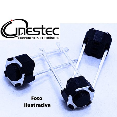 CHAVE TACTIL 2T 180o 4,3mm REDONDA