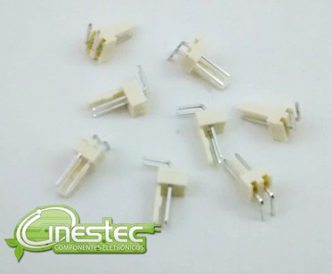 CONECTOR KK 02 PINOS 90 graus 2,54 mm  8651