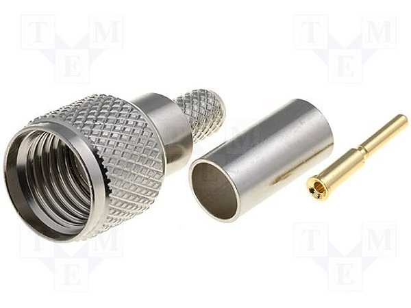 CONECTOR MINI-UHF  CRIMP PINO SOLTO 58R    KM-2M