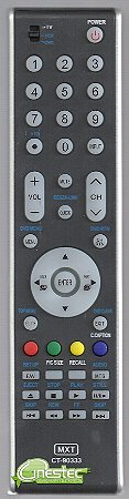 CONTROLE REMOTO SEMP TOSHIBA LCD / LED CT-90333 ORIGINAL
