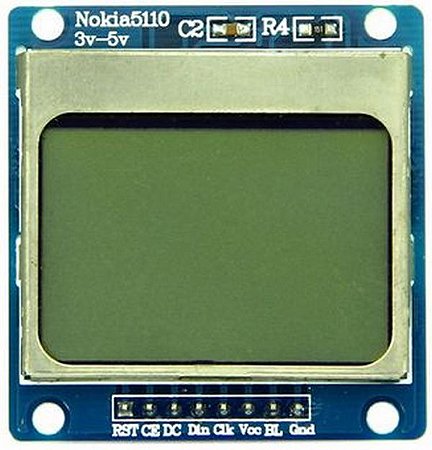DISPLAY LCD NOKIA 5110 PARA ARDUINO